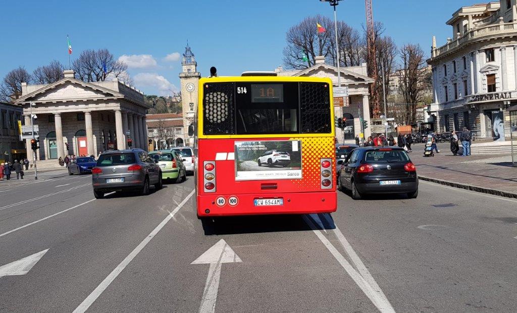 Pubblicità Dinamica Autobus tabelle 120x70