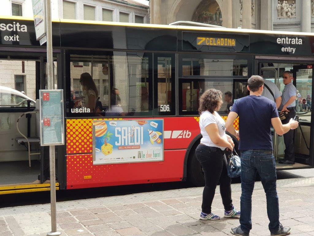 Pubblicità dinamica Autobus Bergamo ATB