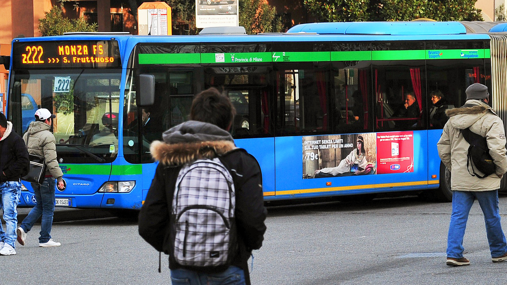 Pubblicità su Autobus Adesive 300x70 fianco sinistro