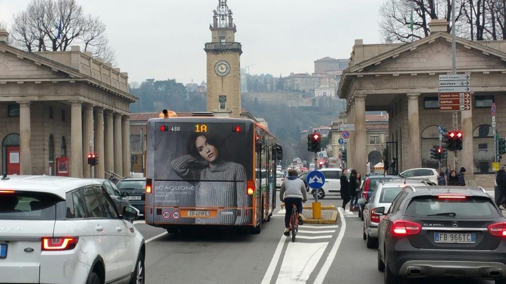 pubblicità autobus Bergamo ATB