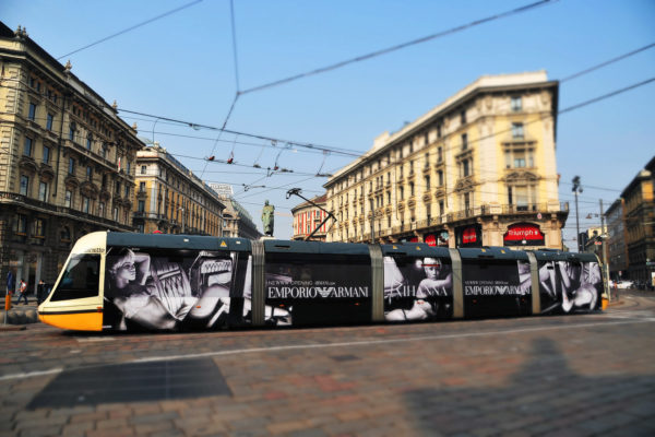 Pubblicità Tram ATM Milano